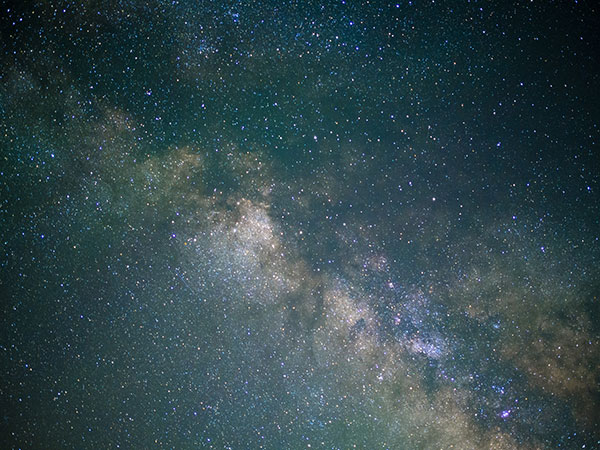 天の川と流星